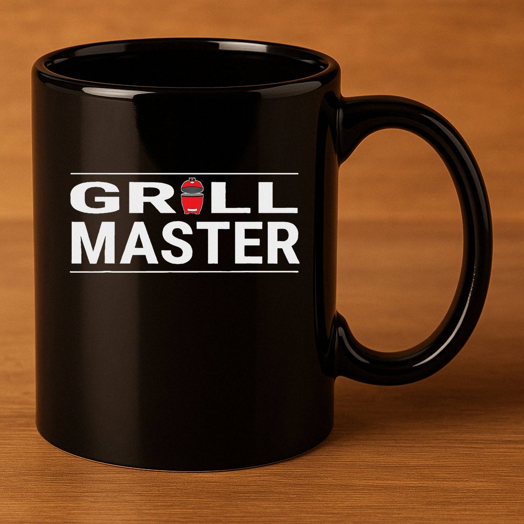 Grill Master Kamado Style Bbq Barbecue Pitmaster 11oz C Handle Ceramic Mug