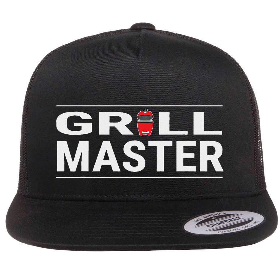 Grill Master Kamado Style Bbq Barbecue Pitmaster Flat Bill Trucker Hat