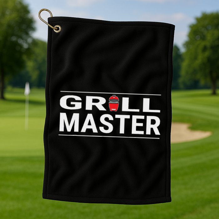 Grill Master Kamado Style Bbq Barbecue Pitmaster Golf Towel