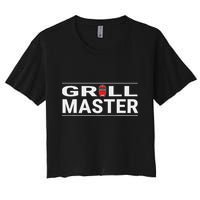Grill Master Kamado Style Bbq Barbecue Pitmaster Women's Crop Top Tee