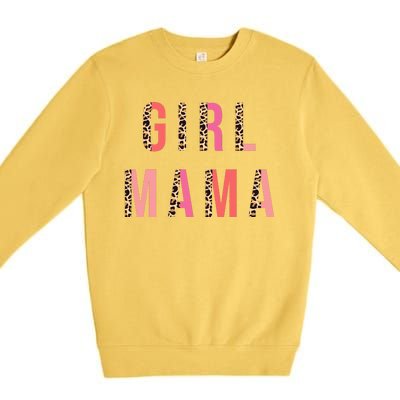 Girl Mama Leopard Premium Crewneck Sweatshirt