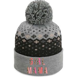 Girl Mama Leopard The Baniff Cuffed Pom Beanie