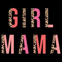 Girl Mama Leopard Drawstring Bag