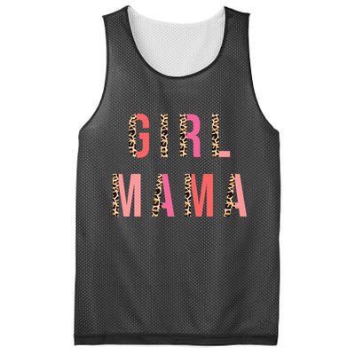 Girl Mama Leopard Mesh Reversible Basketball Jersey Tank