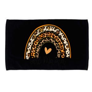 Girl Mama Leopard Cheetah Rainbow Mothers Day Cute Mom Gifts Microfiber Hand Towel