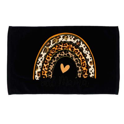 Girl Mama Leopard Cheetah Rainbow Mothers Day Cute Mom Gifts Microfiber Hand Towel