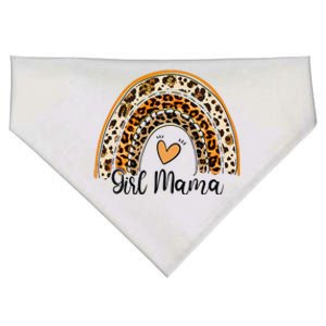 Girl Mama Leopard Cheetah Rainbow Mothers Day Cute Mom Gifts USA-Made Doggie Bandana