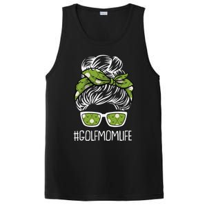 Golf Mom Life Mothersday Golfer Sport Lover Mama Mommy PosiCharge Competitor Tank