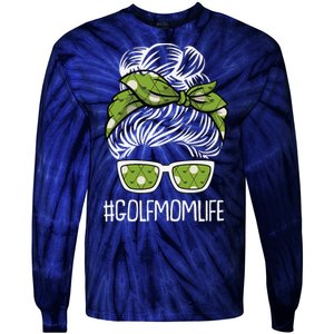 Golf Mom Life Mothersday Golfer Sport Lover Mama Mommy Tie-Dye Long Sleeve Shirt