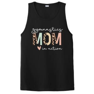 Gymnastics Mom Leopard Meaningful Gift PosiCharge Competitor Tank