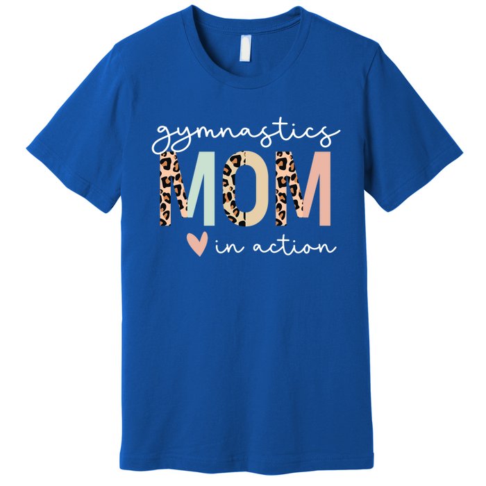 Gymnastics Mom Leopard Meaningful Gift Premium T-Shirt