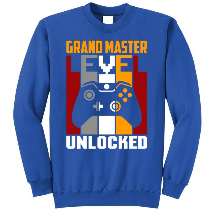 Grand Master Level Unlocked Video Gaming Expert Gamer Funny Gift Sweatshirt