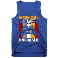 Grand Master Level Unlocked Video Gaming Expert Gamer Funny Gift Tank Top