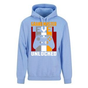 Grand Master Level Unlocked Video Gaming Expert Gamer Funny Gift Unisex Surf Hoodie