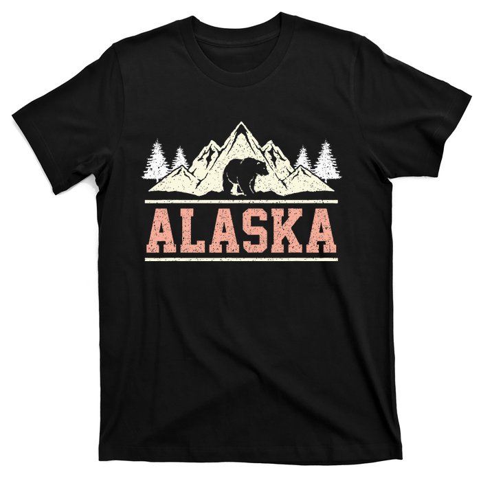 Glacier Mountain Landscape Alaskan Bear Wildlife Alaska T-Shirt