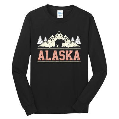 Glacier Mountain Landscape Alaskan Bear Wildlife Alaska Tall Long Sleeve T-Shirt