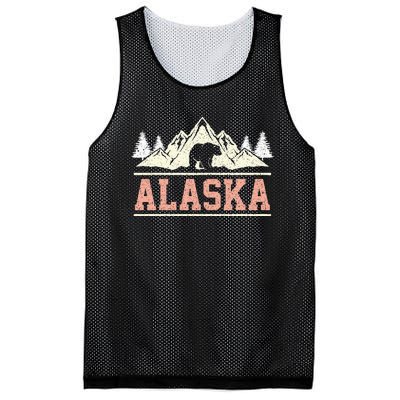 Glacier Mountain Landscape Alaskan Bear Wildlife Alaska Mesh Reversible Basketball Jersey Tank