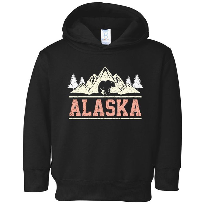 Glacier Mountain Landscape Alaskan Bear Wildlife Alaska Toddler Hoodie