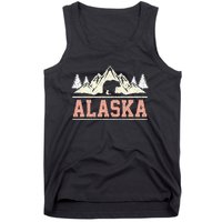 Glacier Mountain Landscape Alaskan Bear Wildlife Alaska Tank Top