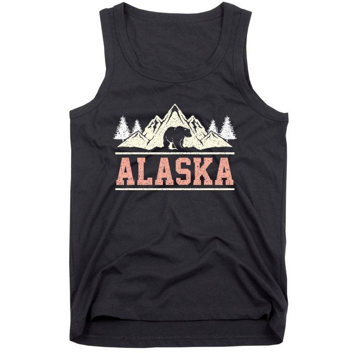 Glacier Mountain Landscape Alaskan Bear Wildlife Alaska Tank Top