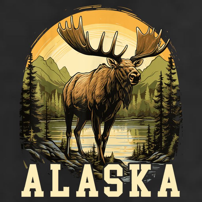 Glacier Mountain Landscape Alaskan Wildlife Alaska Moose Adult Drive Performance Visor