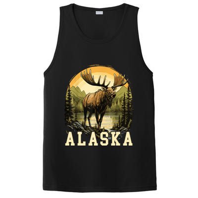 Glacier Mountain Landscape Alaskan Wildlife Alaska Moose PosiCharge Competitor Tank