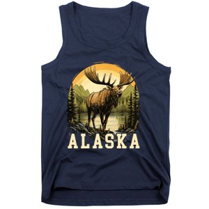 Glacier Mountain Landscape Alaskan Wildlife Alaska Moose Tank Top