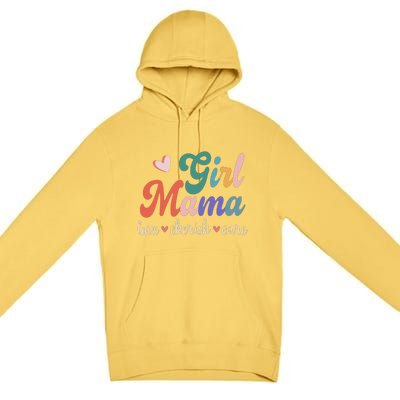 Girl Mama Love Cherish Care Family Premium Pullover Hoodie