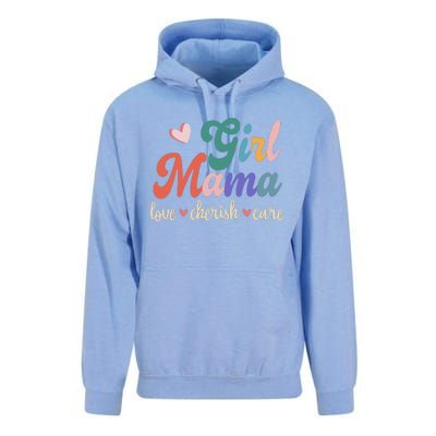 Girl Mama Love Cherish Care Family Unisex Surf Hoodie