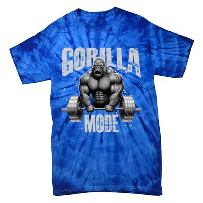 Gorilla Mode Lifting Weights Gym Workout Beast Motivation Meaningful Gift Tie-Dye T-Shirt