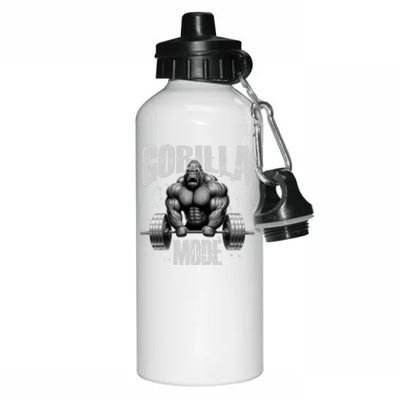 Gorilla Mode Lifting Weights Gym Workout Beast Motivation Meaningful Gift Aluminum Water Bottle