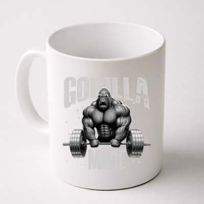 Gorilla Mode Lifting Weights Gym Workout Beast Motivation Meaningful Gift Coffee Mug