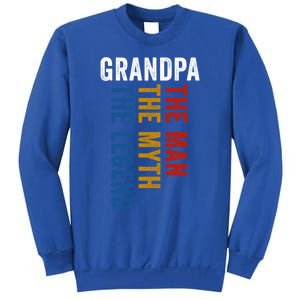 Grandpa Myth Legend Funny Granddad Opa Grandfather Gift Sweatshirt