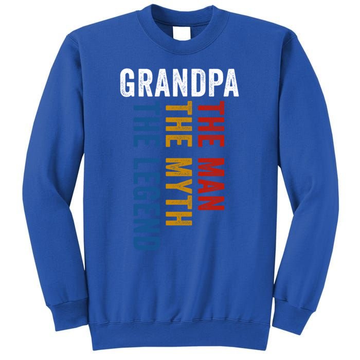 Grandpa Myth Legend Funny Granddad Opa Grandfather Gift Sweatshirt