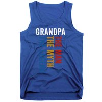 Grandpa Myth Legend Funny Granddad Opa Grandfather Gift Tank Top