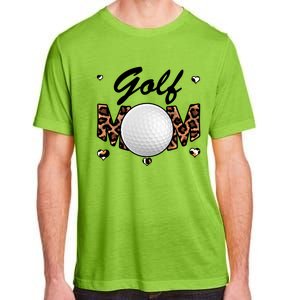 Golf Mom Leopard Funny Golf Mom Mother's Day Gift Adult ChromaSoft Performance T-Shirt