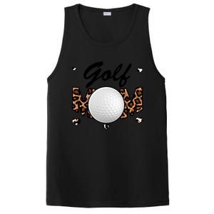 Golf Mom Leopard Funny Golf Mom Mother's Day Gift PosiCharge Competitor Tank