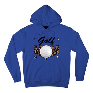 Golf Mom Leopard Funny Golf Mom Mother's Day Gift Hoodie