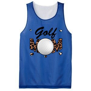 Golf Mom Leopard Funny Golf Mom Mother's Day Gift Mesh Reversible Basketball Jersey Tank