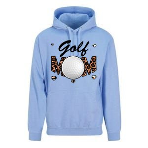 Golf Mom Leopard Funny Golf Mom Mother's Day Gift Unisex Surf Hoodie