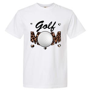 Golf Mom Leopard Funny Golf Mom Mother's Day Gift Garment-Dyed Heavyweight T-Shirt