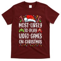 Gamer Most Likely To Play Video Games On Christmas T-Shirt
