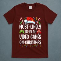 Gamer Most Likely To Play Video Games On Christmas T-Shirt