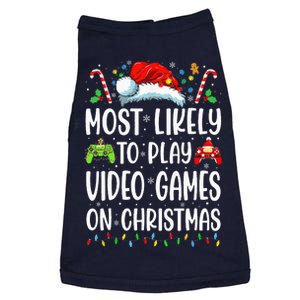 Gamer Most Likely To Play Video Games On Christmas Doggie Tank