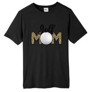 Golf Mom Leopard Print Golf Mother's Day Great Gift Tall Fusion ChromaSoft Performance T-Shirt