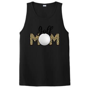 Golf Mom Leopard Print Golf Mother's Day Great Gift PosiCharge Competitor Tank