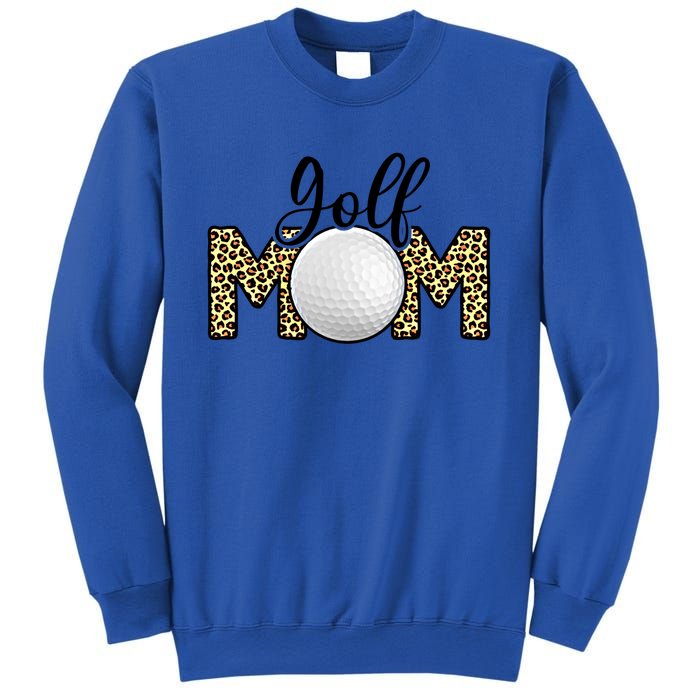 Golf Mom Leopard Print Golf Mother's Day Great Gift Sweatshirt