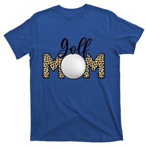 Golf Mom Leopard Print Golf Mother's Day Great Gift T-Shirt