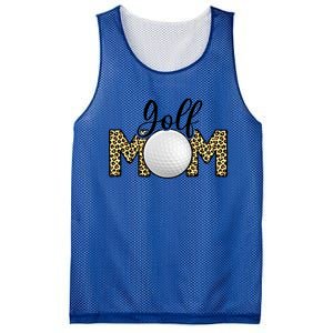 Golf Mom Leopard Print Golf Mother's Day Great Gift Mesh Reversible Basketball Jersey Tank