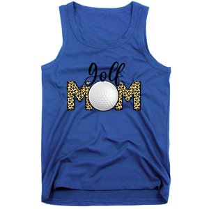 Golf Mom Leopard Print Golf Mother's Day Great Gift Tank Top